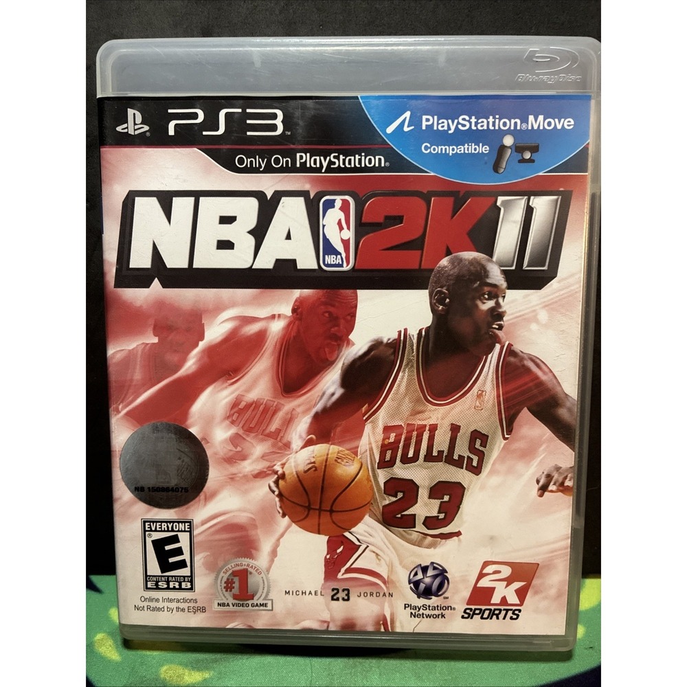 NBA 2K11 Sony Playstation 3 PS3 Game Michael Jordan Cover